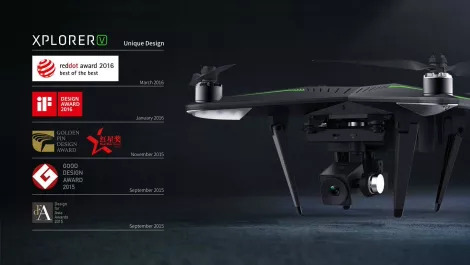 Grand slam! The Xiro Xplorer drone wins six industry design awards