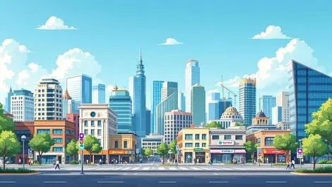 Vibrant cityscape melbourne sydney local businesses healthcare growth urban australia