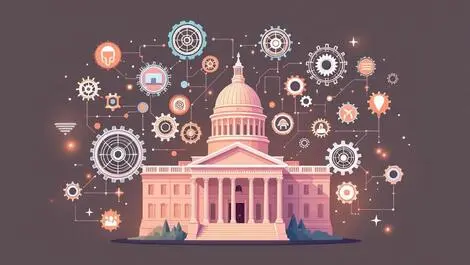 Government building digital gears transparent ai processes public agencies
