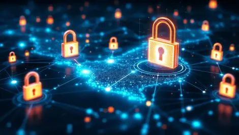 Secure data network map malaysia digital padlocks national infrastructure