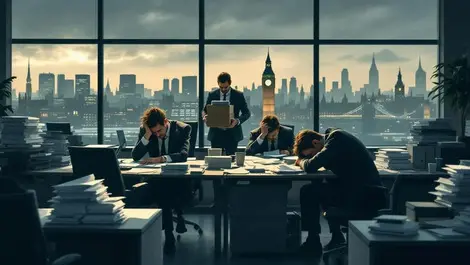 Burnout & unfair workloads fuel UK professional exits