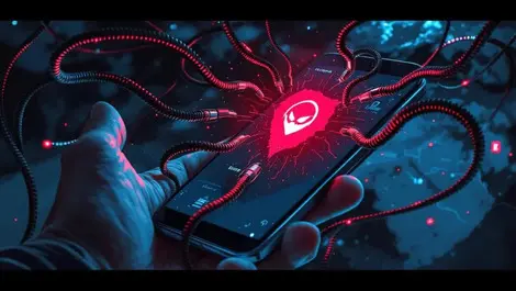 Smartphone red siren app shadowy cables israel data surveillance