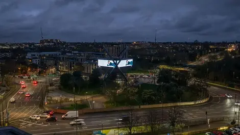 Wandsworth digital billboard gets luxury-ready revamp