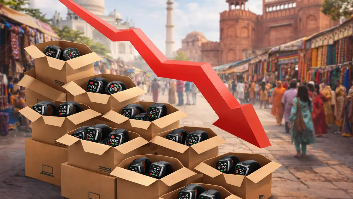 India wearable market falls as smartwatch sales slide
